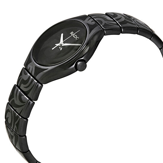 Rado, True Black Dial Ladies Watch