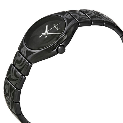 Rado, True Black Dial Ladies Watch