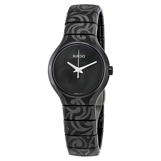 Rado, True Black Dial Ladies Watch