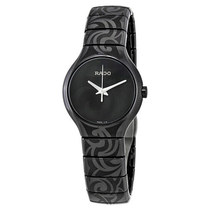 Rado, True Black Dial Ladies Watch