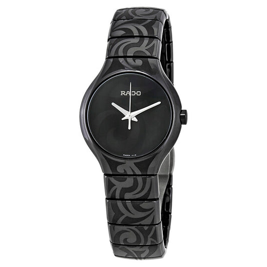 Rado, True Black Dial Ladies Watch