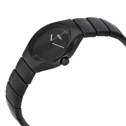 رادو، ساعة نسائية بمينا أسود حقيقي