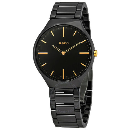 Rado, True Black Dial Men's Watch