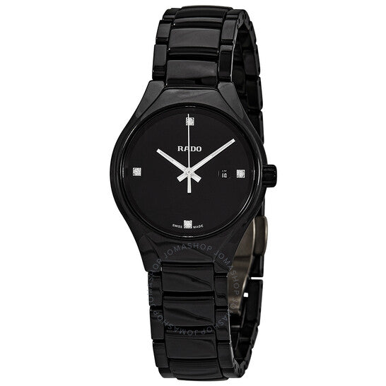 Rado, True Black Diamond Dial Ladies Watch