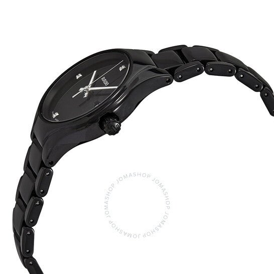 Rado, True Black Diamond Dial Ladies Watch