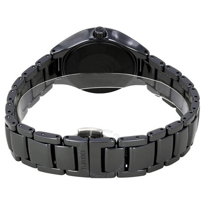 رادو، ساعة نسائية بمينا من الألماس الأسود الحقيقي