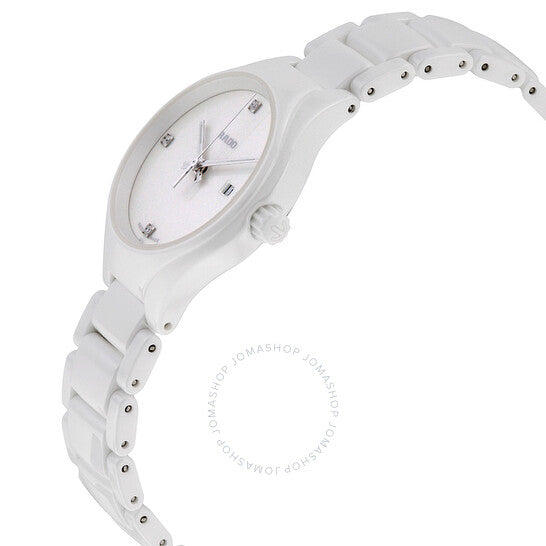 Rado, True High-tech White Ceramic Diamond Ladies Watch