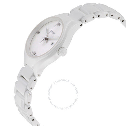 Rado, True High-tech White Ceramic Diamond Ladies Watch
