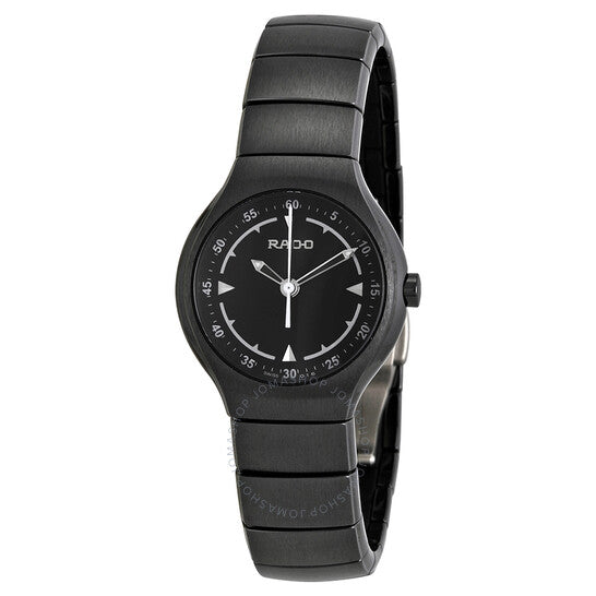 Rado, True Jubile Black Dial Black Ceramic Ladies Watch