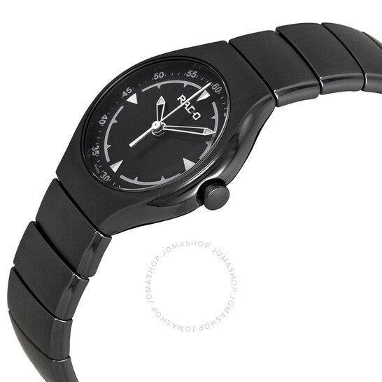 Rado, True Jubile Black Dial Black Ceramic Ladies Watch