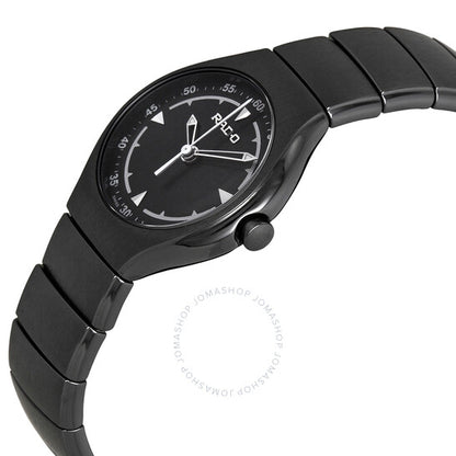 Rado, True Jubile Black Dial Black Ceramic Ladies Watch
