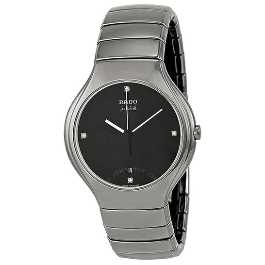 Rado, True Jubile Platinum-tone Ceramic Men's Watch