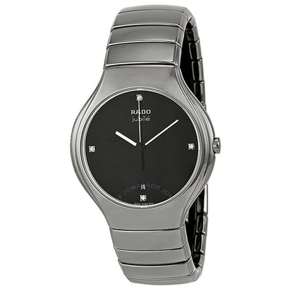 Rado, True Jubile Platinum-tone Ceramic Men's Watch