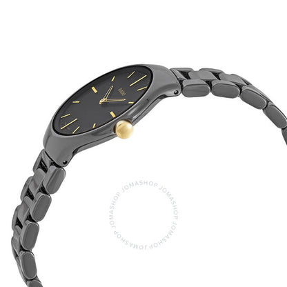 Rado, True Quartz Black Dial Ladies Watch