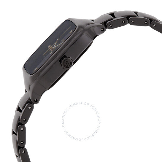 Rado, True Quartz Diamond Black Dial Ladies Watch