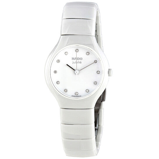 Rado, True Quartz Diamond White Dial Ladies Watch
