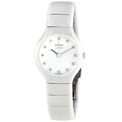 Rado, True Quartz Diamond White Dial Ladies Watch