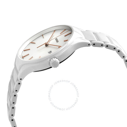 Rado, True Quartz White Dial White Ceramos Men's Watch