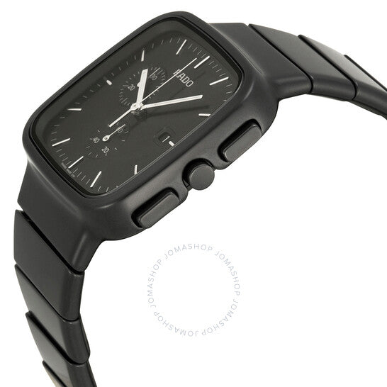 Rado, True R5.5 Black Dial Chronograph Ceramic Men's Watch