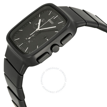 Rado, True R5.5 Black Dial Chronograph Ceramic Men's Watch