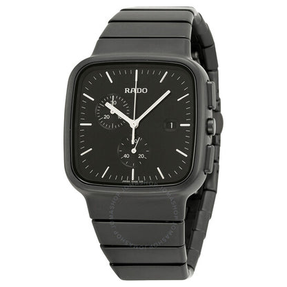 Rado, True R5.5 Black Dial Chronograph Ceramic Men's Watch