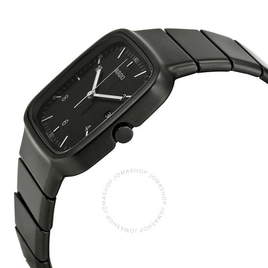 Rado, True R5.5 Black Dial Ceramic Watch