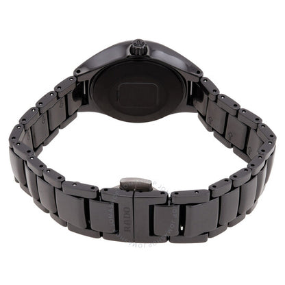 Rado, True Round Automatic Diamond Black Dial Ladies Watch