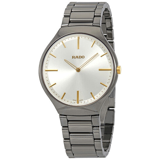 Rado, True Silver Dial Ceramic Men's Watch