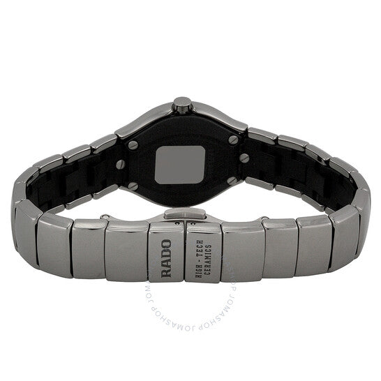 رادو، ساعة نسائية من السيراميك البلاتيني بمينا فضي حقيقي