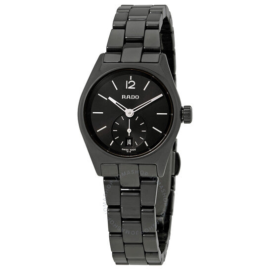 Rado, True Specchio Black Dial Ladies Watch