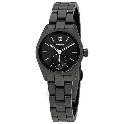 Rado, True Specchio Black Dial Ladies Watch