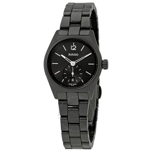 Rado, True Specchio Black Dial Ladies Watch