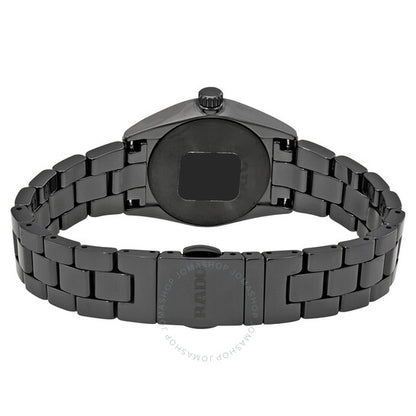 Rado, True Specchio Black Dial Ladies Watch