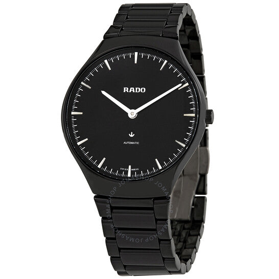 Rado, True Thinline Automatic Black Dial Men's Watch