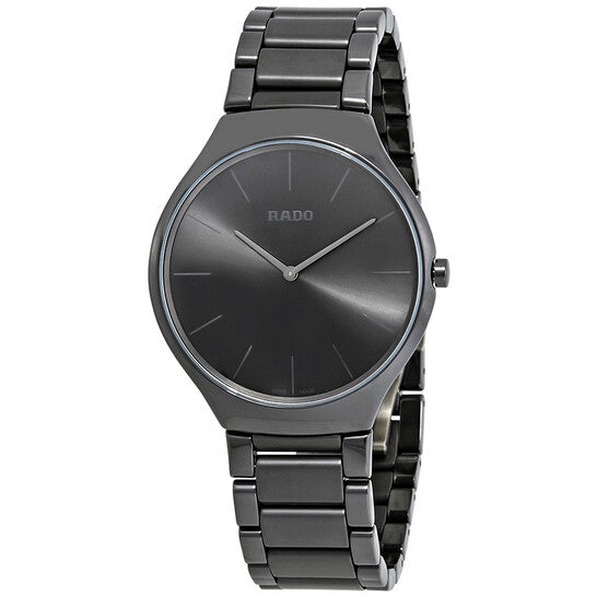 Rado, True Thinline Black Dial Men's Watch
