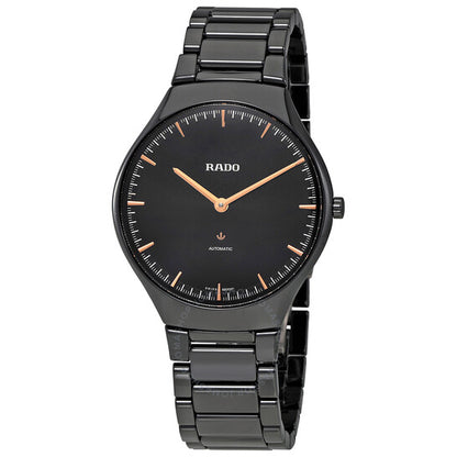 Rado, True Thinline L Automatic Black Dial Men's Watch