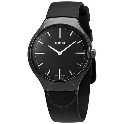 Rado, True Thinline Quartz Black Dial Ladies Watch