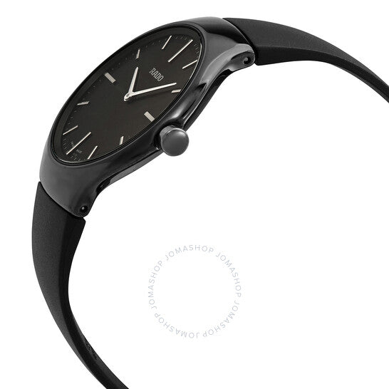 Rado, True Thinline Quartz Black Dial Ladies Watch