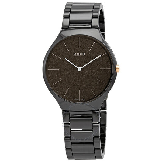 Rado, True Thinline Quartz Brown Dial Ladies Watch