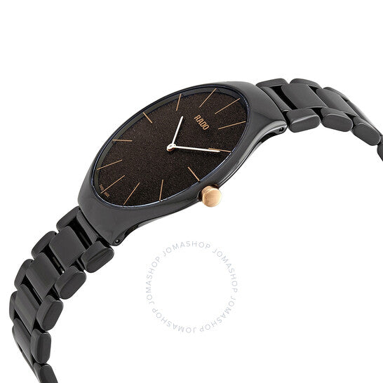 Rado, True Thinline Quartz Brown Dial Ladies Watch