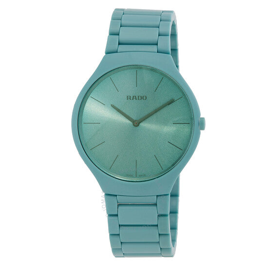 Rado, True Thinline Quartz Green Dial Men's Watch