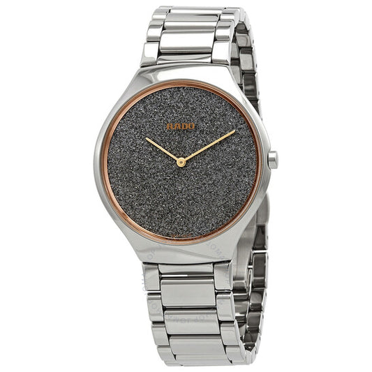 Rado, True Thinline Quartz Grey Dial Ladies Watch
