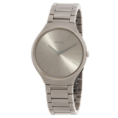 Rado, True Thinline Quartz Grey Dial Men's Watch