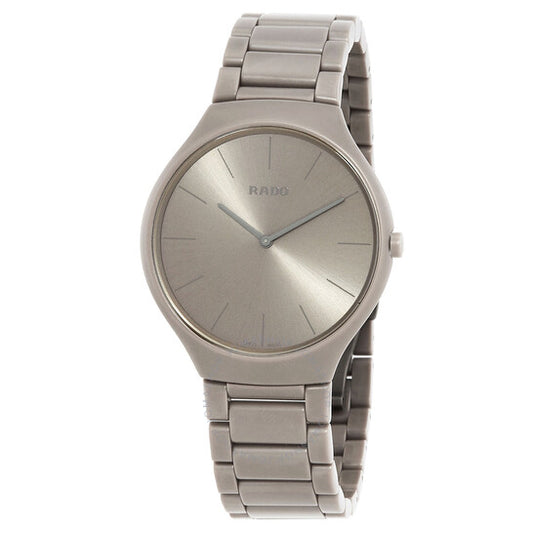 Rado, True Thinline Quartz Grey Dial Men's Watch