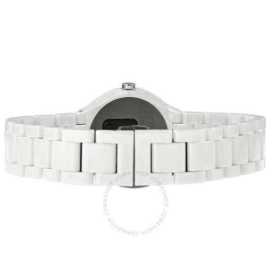 Rado, True Thinline White Dial White Ceramic Ladies Watch