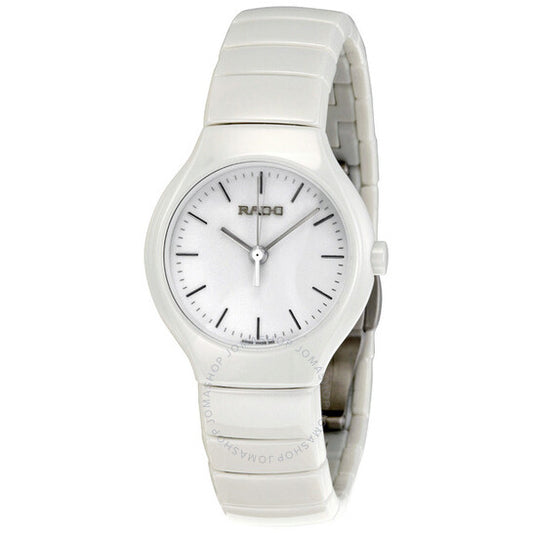 Rado, True White Dial Chronograph Ceramic Ladies Watch