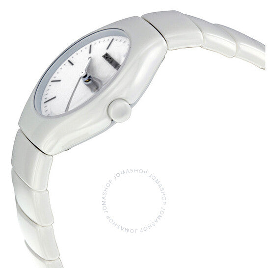 Rado, True White Dial Chronograph Ceramic Ladies Watch