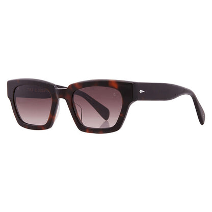 Brown Gradient Square Ladies Sunglasses