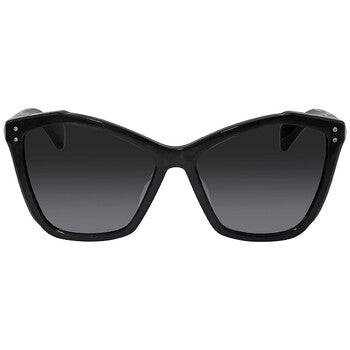 Grey Gradient Geometric Ladies Sunglasses
