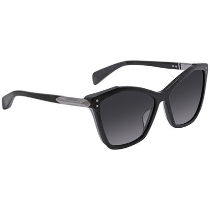 Grey Gradient Geometric Ladies Sunglasses